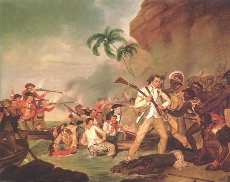 George Carter Death of Captain James Cook china oil painting image